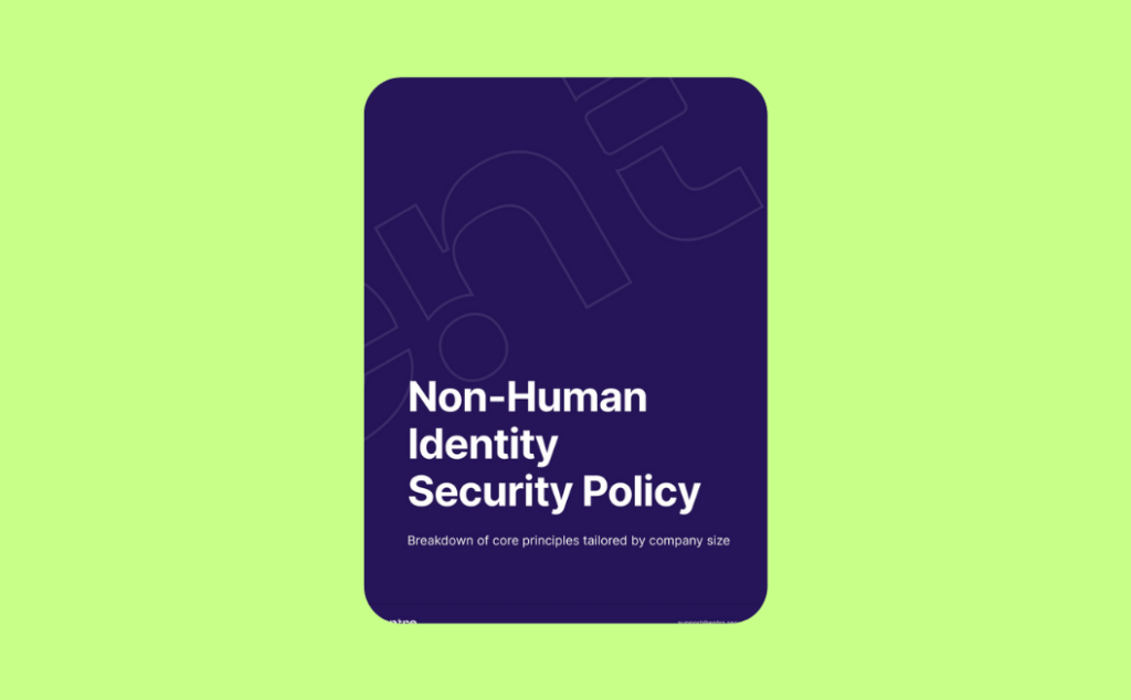 NHI security policy resource